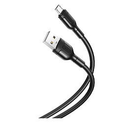 USB кабель XO NB212, MicroUSB, 1.0 м., Чорний