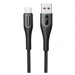 USB кабель SkyDolphin S01T, Type-C, 1.0 м., Черный