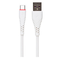 USB кабель SkyDolphin S02T, Type-C, 1.0 м., Білий