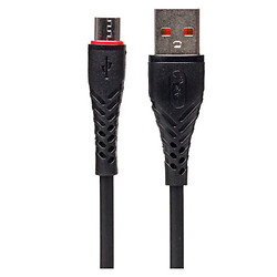 USB кабель SkyDolphin S02V, MicroUSB, 1.0 м., Чорний