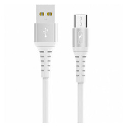 USB кабель SkyDolphin S05V, MicroUSB, 1.0 м., Белый