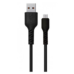 USB кабель SkyDolphin S07V, MicroUSB, 1.0 м., Чорний