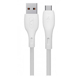 USB кабель SkyDolphin S22T, Type-C, 1.0 м., Білий