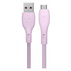 USB кабель SkyDolphin S22T, Type-C, 1.0 м., Фіолетовий