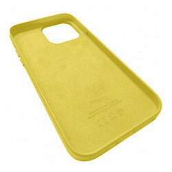 Чехол (накладка) Apple iPhone 14 Pro, Leather Case Color, Желтый - № 2