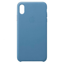 Чохол (накладка) Apple iPhone XS Max, Leather Case Color, Corn Flower, Блакитний