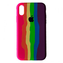 Чохол (накладка) Apple iPhone XS Max, Colorfull Soft Case, Rainbow 7
