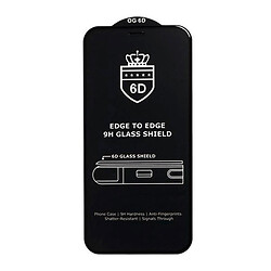 Захисне скло Apple iPhone 7 / iPhone 8 / iPhone SE 2020, Glass Crown, 6D, Чорний