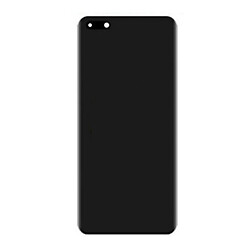 Дисплей (екран) Huawei P40 Pro, З сенсорним склом, З рамкою, OLED, Чорний
