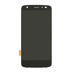 Дисплей (екран) Motorola XT1789 Moto Z2 Force, Original (100%), З рамкою, З сенсорним склом, Чорний