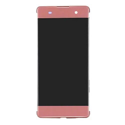 Дисплей (екран) Sony F3111 Xperia XA / F3112 Xperia XA Dual / F3113 Xperia XA / F3115 Xperia XA / F3116 Xperia XA Dual, Original (PRC), З сенсорним склом, З рамкою, Рожевий
