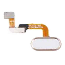 Шлейф Meizu M6 Note, З кнопкою меню, Білий