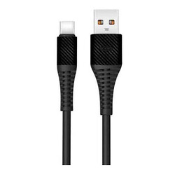 USB кабель XO NB138, MicroUSB, 1.0 м., Чорний