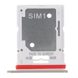 Держатель SIM карты Xiaomi Note 11 Pro 5G / Redmi Note 11 Pro, С разъемом на карту памяти, Белый
