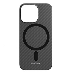 Чохол (накладка) Apple iPhone 14, Momax Carbon Case, MagSafe