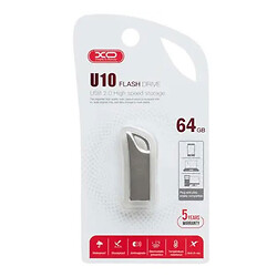 USB Flash XO U10, 64 Гб., Серый