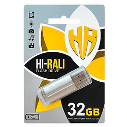 USB Flash Hi-Rali Corsair, 32 Гб., Срібний