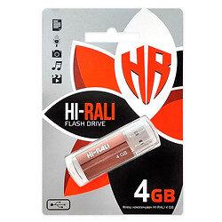 USB Flash Hi-Rali Corsair, 4 Гб., Бронзовий