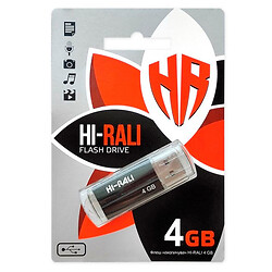 USB Flash Hi-Rali Corsair, 4 Гб., Чорний