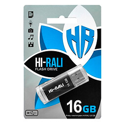 USB Flash Hi-Rali Rocket, 16 Гб., Чорний