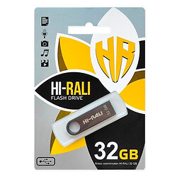 USB Flash Hi-Rali Shuttle, 32 Гб., Чорний
