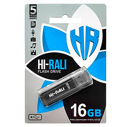 USB Flash Hi-Rali Stark, 16 Гб., Чорний