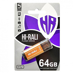 USB Flash Hi-Rali Stark, 64 Гб., Золотий