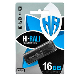 USB Flash Hi-Rali Taga, 16 Гб., Чорний