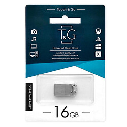 USB Flash T&G Metal 110, 16 Гб., Срібний