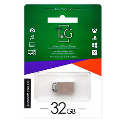 USB Flash T&G Metal 110, 32 Гб., Серебряный