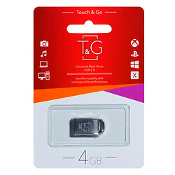 USB Flash T&G Metal 107, 4 Гб., Серебряный