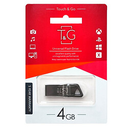 USB Flash T&G Metal 114, 4 Гб., Серебряный