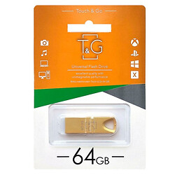 USB Flash T&G Metal 117, 64 Гб., Золотой