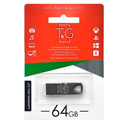 USB Flash T&G Metal 117, 64 Гб., Чорний