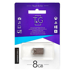 USB Flash T&G Metal 106, 8 Гб., Серебряный