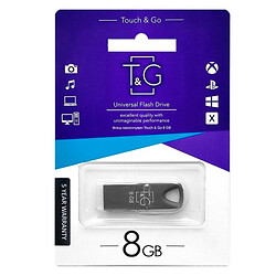 USB Flash T&G Metal 117, 8 Гб., Чорний