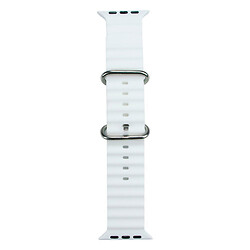Ремешок Apple Watch 42 / Watch 44, Ocean Band, Белый