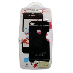 Захисне скло Apple iPhone 4 / iPhone 4S, Чорний