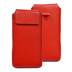 Чехол (карман) Nokia 230 Dual Sim, GRAND КМ, Красный