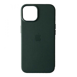 Чехол (накладка) Apple iPhone 14, Leather Case Color, MagSafe, Forest Green, Зеленый