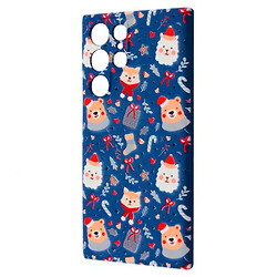 Чехол (накладка) Samsung A235 Galaxy A23, Wave Christmas Holiday, Christmas Animals