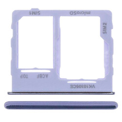 Тримач SIM картки Samsung A326 Galaxy A32, З роз'ємом на карту пам'яті, Фіолетовий
