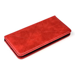 Чехол (книжка) OPPO A16 2021, Business Leather, Красный