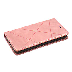 Чехол (книжка) OPPO A16 2021, Business Leather, Розовый