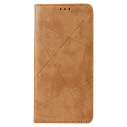 Чохол (книжка) Samsung A035 Galaxy A03, Business Leather, Бежевий