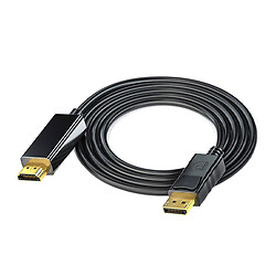 Кабель DisplayPort-HDMI, DisplayPort, HDMI, 1.7 м., Черный