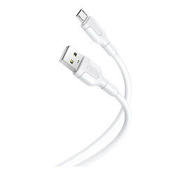 USB кабель XO NB212, MicroUSB, 1.0 м., Білий