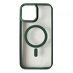Чохол (накладка) Apple iPhone 13, Cristal Case Guard, Dark Green, MagSafe, Зелений