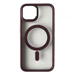 Чехол (накладка) Apple iPhone 12 Pro Max, Cristal Case Guard, MagSafe, Marsala, Бордовый