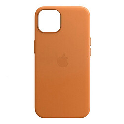 Чехол (накладка) Apple iPhone 13 Pro Max, Leather Case Color, MagSafe, Golden Brown, Коричневый